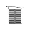 Pihasauna Helsinki 2, 3,7 + 2,7 m²*Skan Holz Hot
