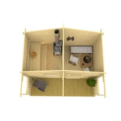 Pihasauna Hannu 11.3m²*Tene Best