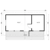 Pihasauna Piha-Tuuri 19, 13m² Pihasaunat Ilman Rakennuslupaa