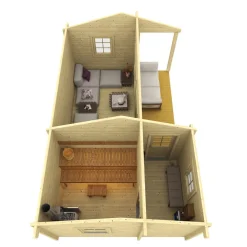 Best Pihasauna Risto 25.7m² Pihasaunat Ilman Rakennuslupaa