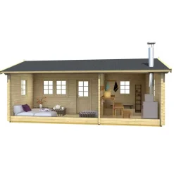 Best Pihasauna Risto 25.7m² Pihasaunat Ilman Rakennuslupaa