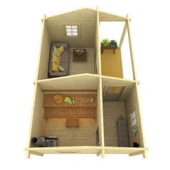Online Pihasauna Villu 21.5m² Pihasaunat Ilman Rakennuslupaa