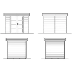 Pihavaja Korfu 5 m²*Skan Holz Clearance