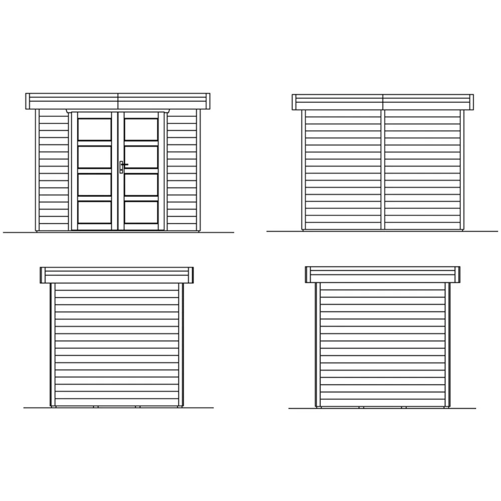 Pihavaja Korfu 5 m²*Skan Holz Clearance