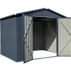 Pihavarasto Cover-It, 4.5m², teräs, tummanharmaa*Gop Discount