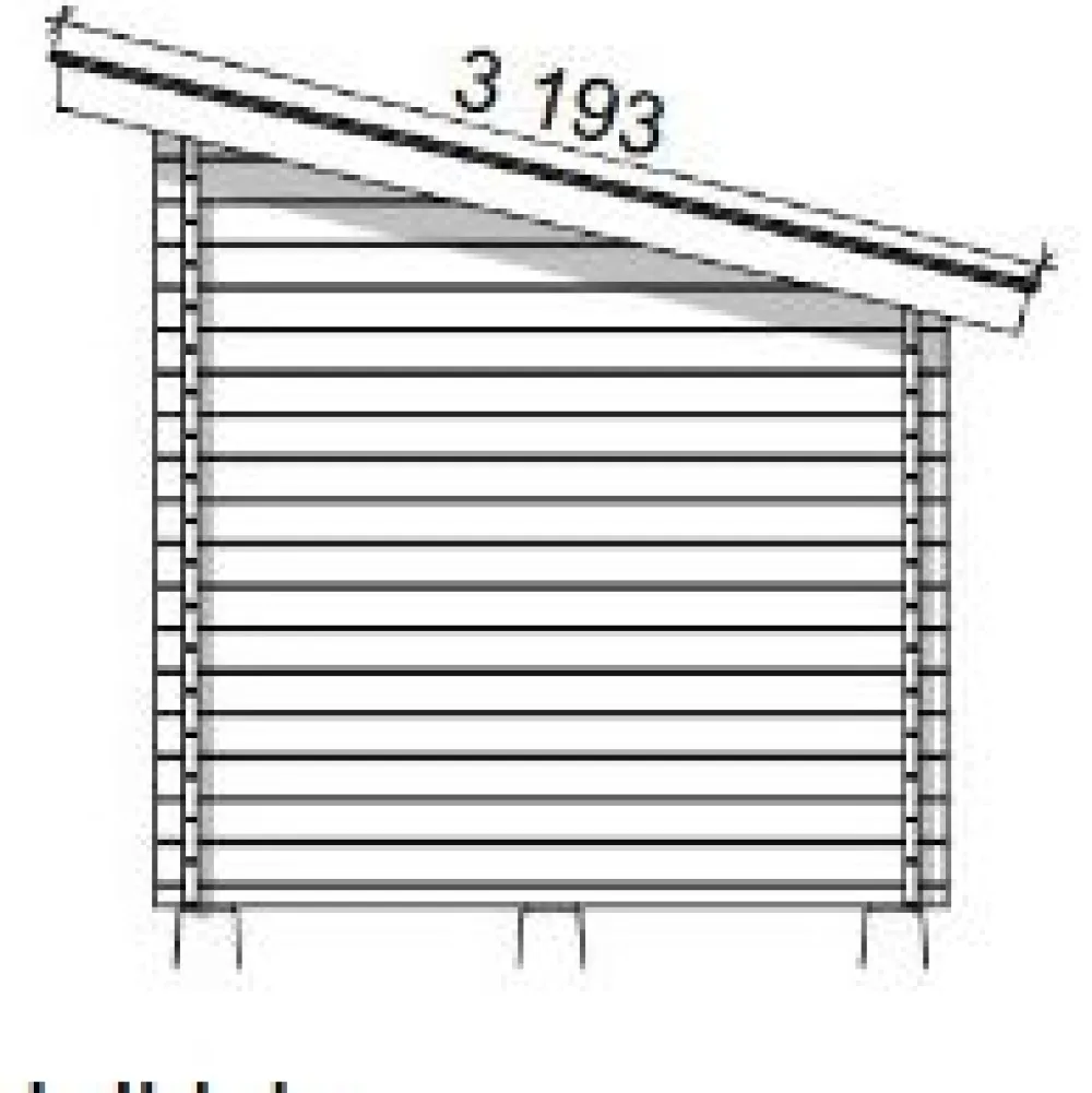Sale Pihavarasto/lato P-M, 10m², pulpettikatto Ulkovarastot