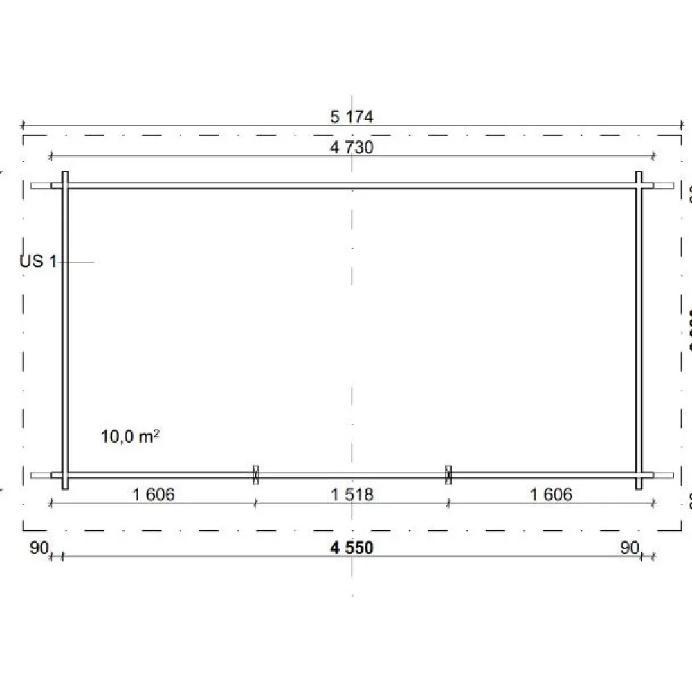 Sale Pihavarasto/lato P-M, 10m², pulpettikatto Ulkovarastot