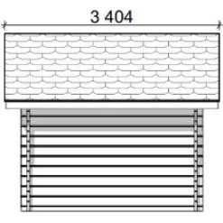 Pihavarasto/lato R-S, 6m², rakomallinen*LP Garden Discount