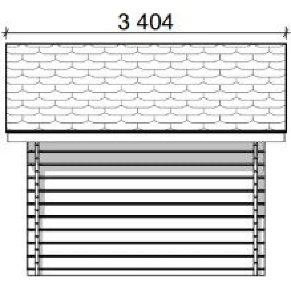 Pihavarasto/lato R-S, 6m², rakomallinen*LP Garden Discount