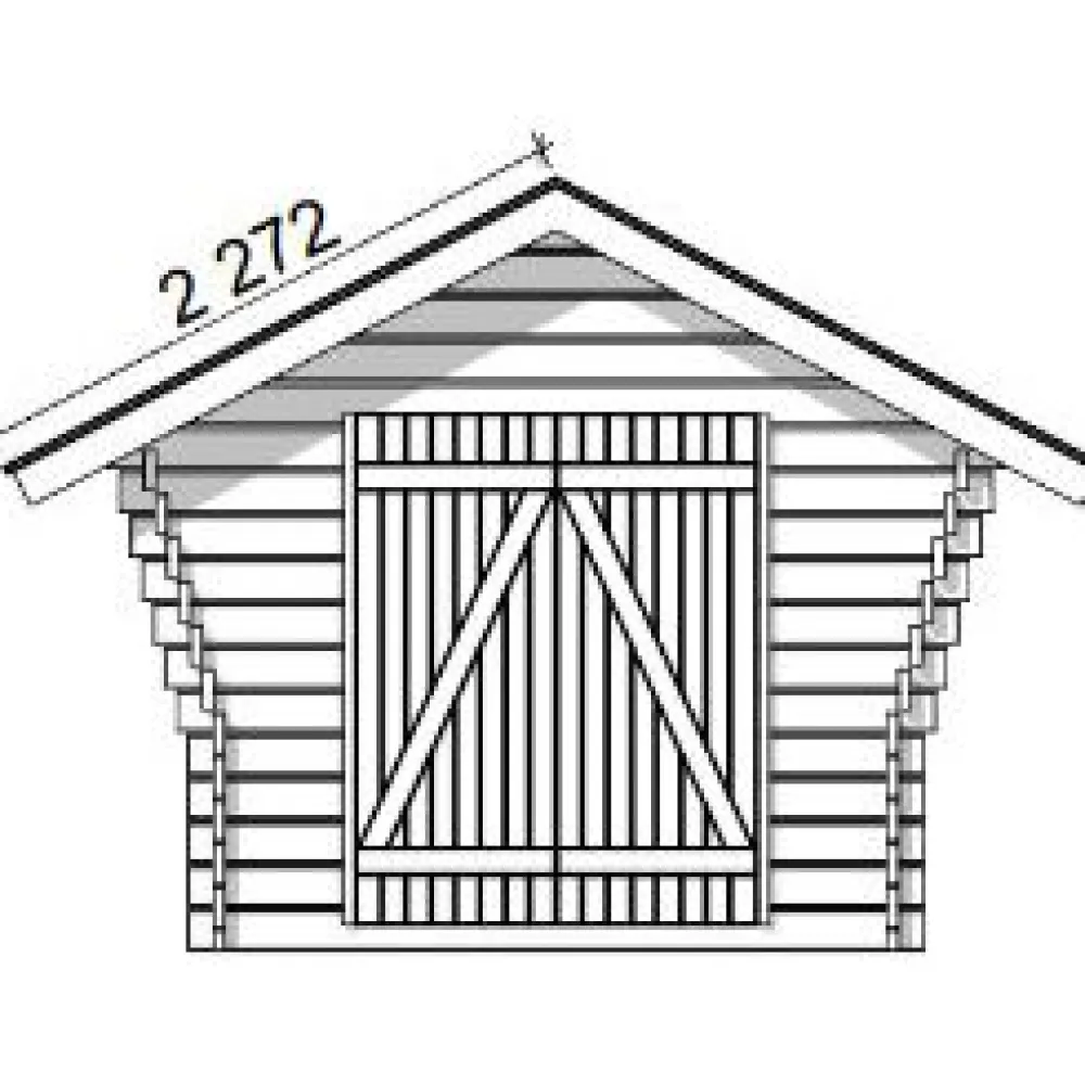 Pihavarasto/lato R-S, 6m², rakomallinen*LP Garden Discount