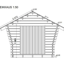 Pihavarasto/lato R-S, 6m², rakomallinen*LP Garden Discount