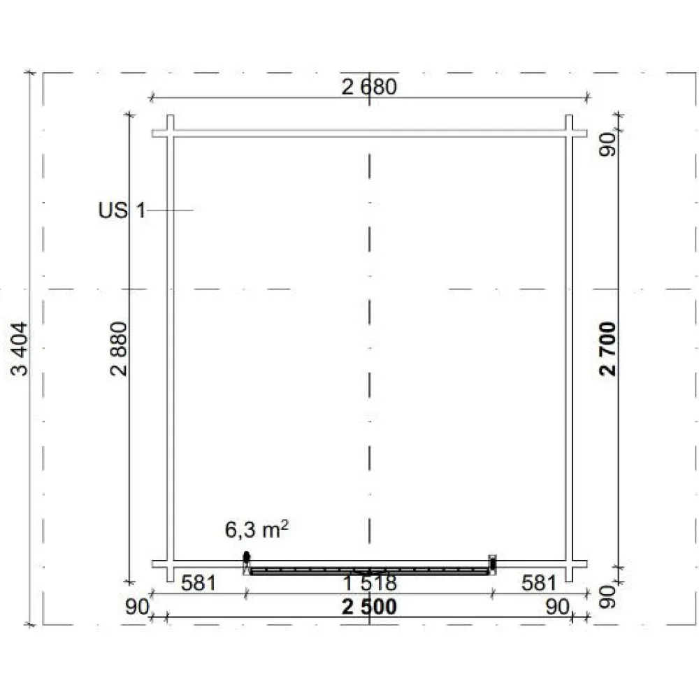 Pihavarasto/lato R-S, 6m², rakomallinen*LP Garden Discount