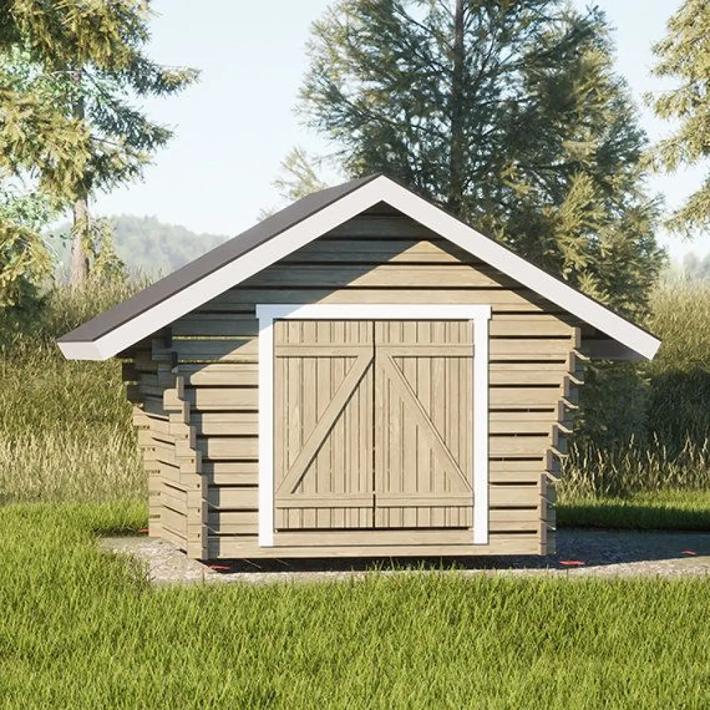 Pihavarasto/lato R-S, 6m², rakomallinen*LP Garden Discount