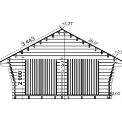 Pihavarasto/lato R-XL, 20m², rakomallinen*LP Garden Clearance