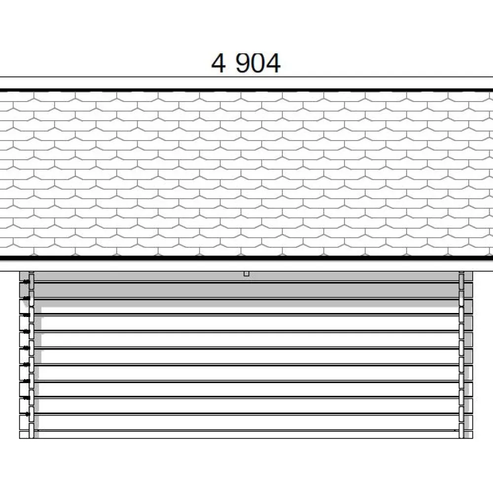 Pihavarasto/lato R-XL, 20m², rakomallinen*LP Garden Clearance