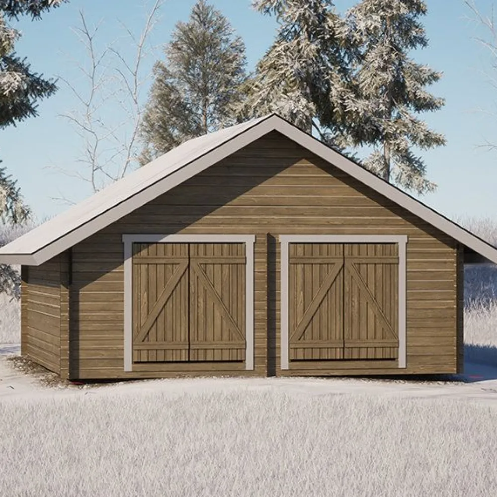 Pihavarasto/lato S-XXL, 25m², suoraseinäinen Ulkovarastot