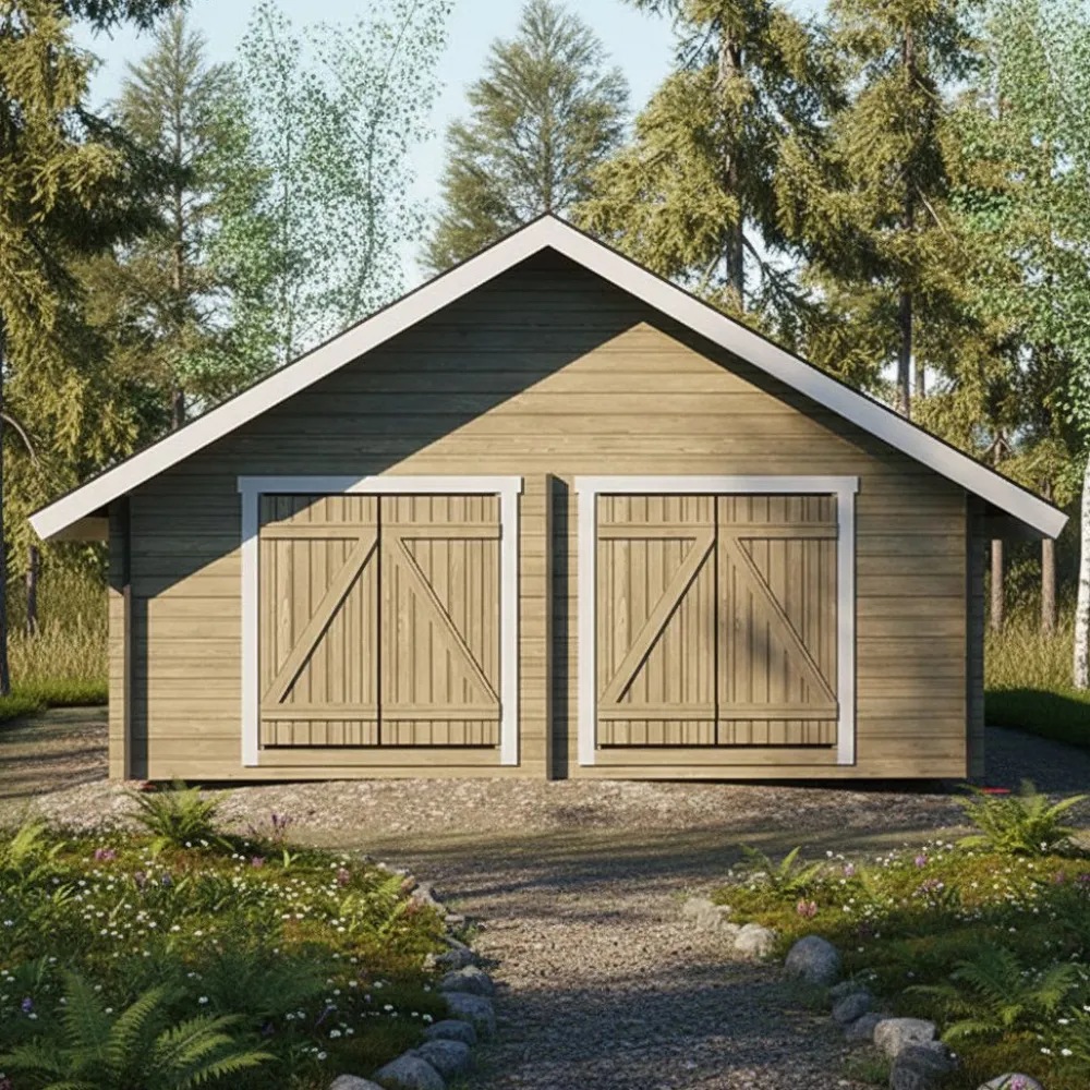 Pihavarasto/lato S-XXL, 25m², suoraseinäinen Ulkovarastot