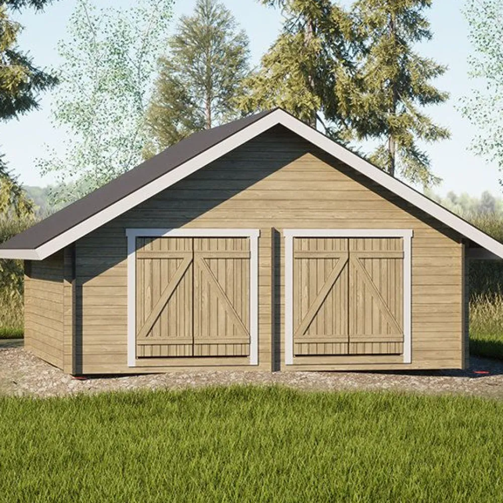 Pihavarasto/lato S-XXL, 25m², suoraseinäinen Ulkovarastot