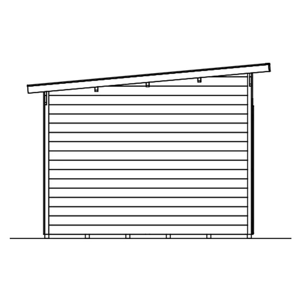 Pihavarasto Flex 13,5 m²*Skan Holz