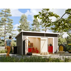 Pihavarasto Flex 13,5 m²*Skan Holz
