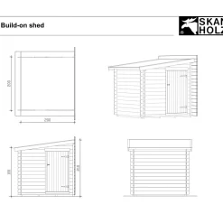 Pihavarasto 4 m²*Skan Holz Sale