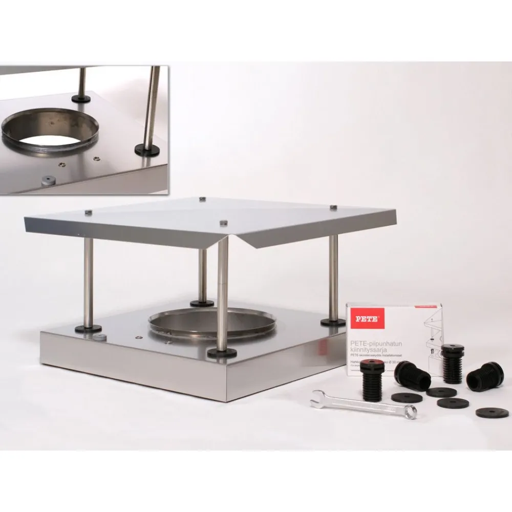 Outlet Piipunhattu Schiedel Rondo Plus 360x360mm Ø180/210mm RV=290mm rst Piipunhatut