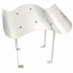 Piipunhattu 60x80x39cm, ruostumaton teräs, hopea*FinePRICE Sale