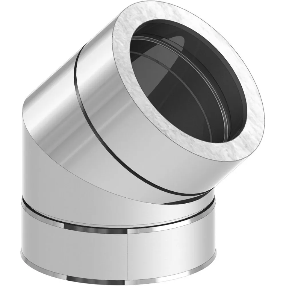 Piipun/hormin mutka 45° Ø150 mm rst*Jeremias Outlet