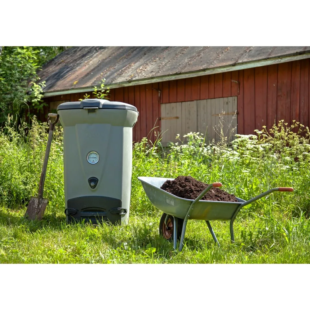 New Pikakompostori 220 Eco tummanharmaa Lämpökompostorit