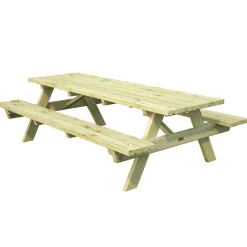 Clearance Piknik pöytäryhmä Ruby 24 239x161 cm vihreä Puiset Puutarhakalusteet|Ruokailuryhmät Ulos