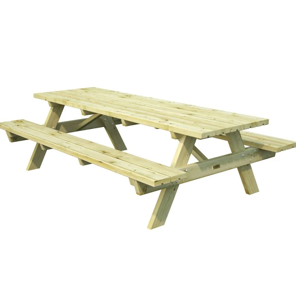 Clearance Piknik pöytäryhmä Ruby 24 239x161 cm vihreä Puiset Puutarhakalusteet|Ruokailuryhmät Ulos