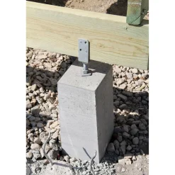 Clearance Pilarikenkä M16 säädettävä 4 tuumaa (93-103 mm) Perustus Ja Maanrakennus|Aitatolpan Jalat