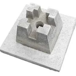Pilarikivi TEPE 240x240x175 mm ponttirakenteella harmaa (hyötykorkeus 100 mm) Perustus Ja Maanrakennus