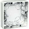 Pintakojerasia 1-osainen 21 mm valkoinen Exxact*Schneider Electric New