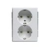 Pistorasia Impressivo 2S/16A/IP21 UKJ HL valkoinen*ABB Discount