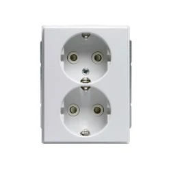 Pistorasia Impressivo 2S/16A/IP21 UKJ HL valkoinen*ABB Discount