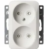 New Pistorasia Jussi 2N/16A/250V/IP21 UKJ 0X valkoinen Pistorasiat