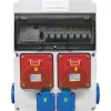 Pistorasiakeskus Standard 2kpl 3X16A PR + 4kpl schuko 16A IP44*Malmbergs Sale