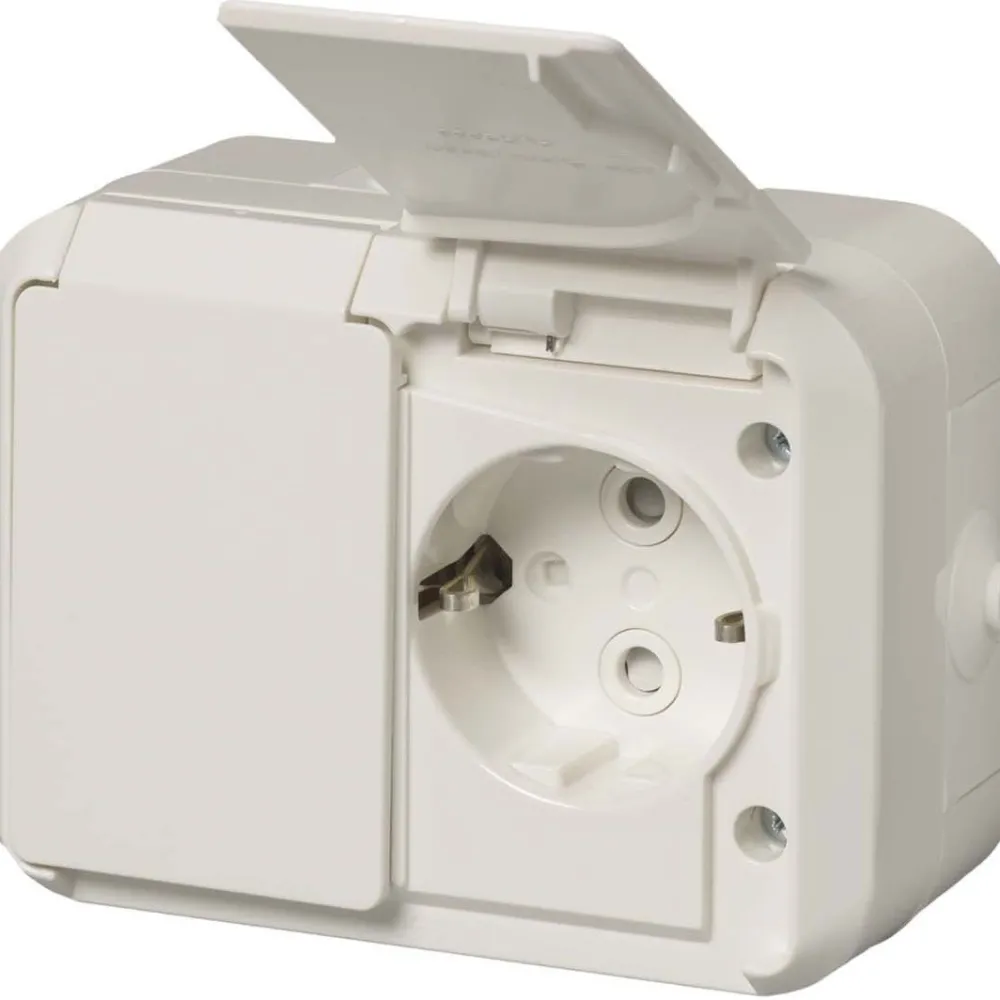 Pistorasia Kosti 2-osainen IP55 JL*ABB Online