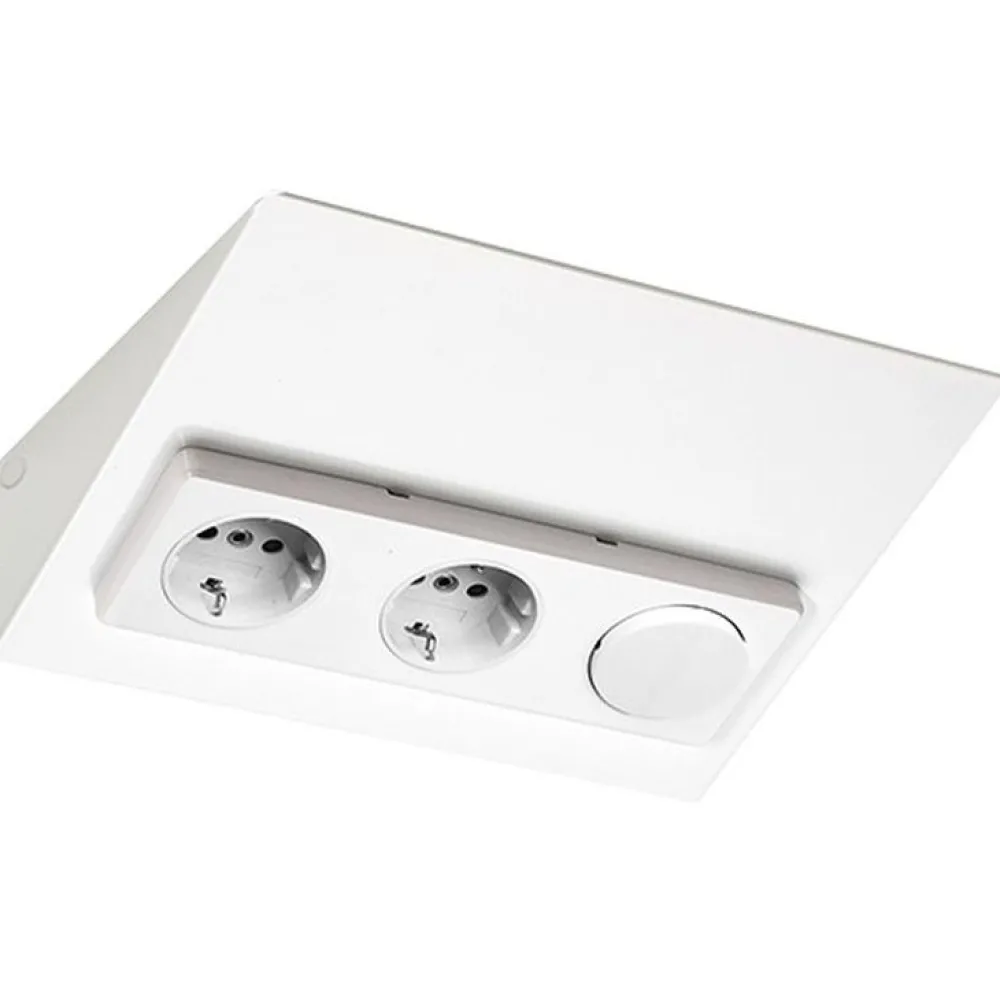 Sale Pistorasia Luxa-31 30W 24V LED-virtalähde kytkin valkoinen Pistorasiat