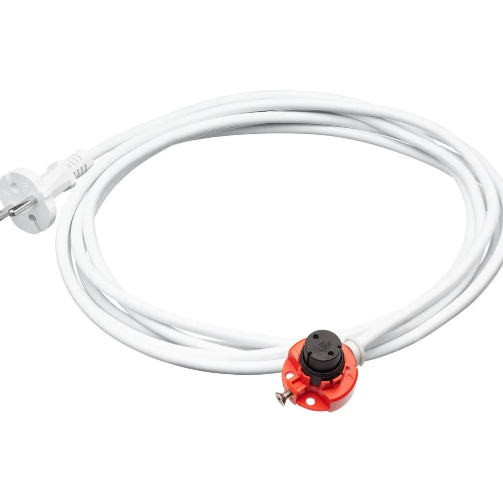 Pistotulppajohto Pro, 400 cm, valkoinen*REJ Design Sale