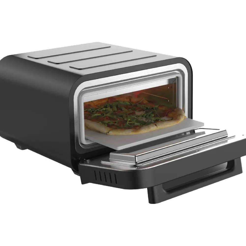Pizzauuni , 12", sähkökäyttöinen, musta*Easy Cooking Online
