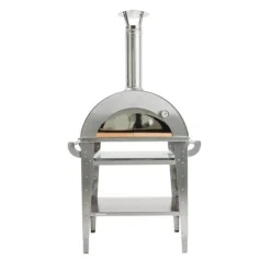 Hot Pizzauuni Pizzo Inox, jalustalla, 100x81x182cm Pizzauunit
