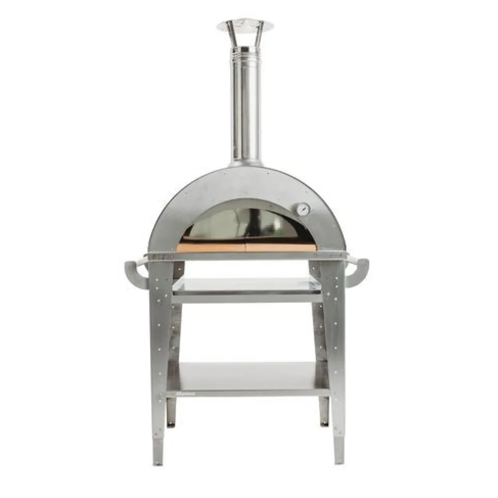 Hot Pizzauuni Pizzo Inox, jalustalla, 100x81x182cm Pizzauunit