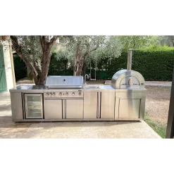 Hot Pizzauuni Classic Line Stainless Naples, puulämmitteinen, rst Pizzauunit