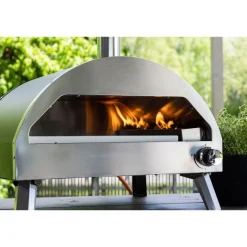Clearance Pizzauuni Kerang, kaasulämmitteinen, hopea Pizzauunit