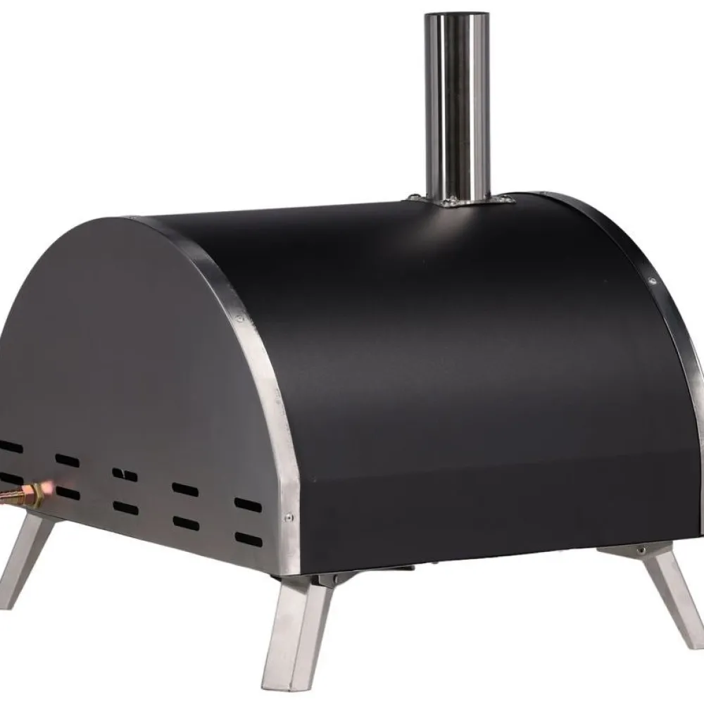 Clearance Pizzauuni Kerang, kaasulämmitteinen, hopea Pizzauunit