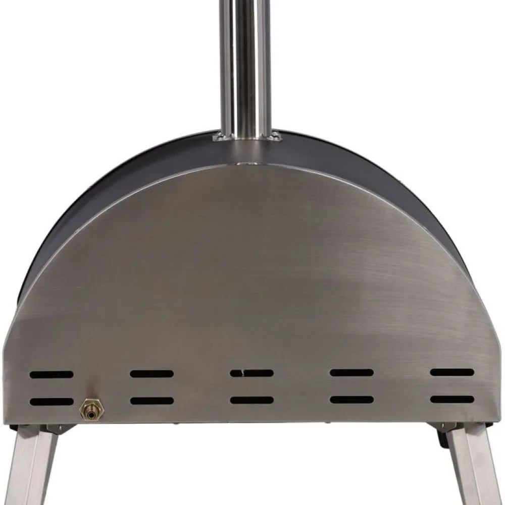 Clearance Pizzauuni Kerang, kaasulämmitteinen, hopea Pizzauunit