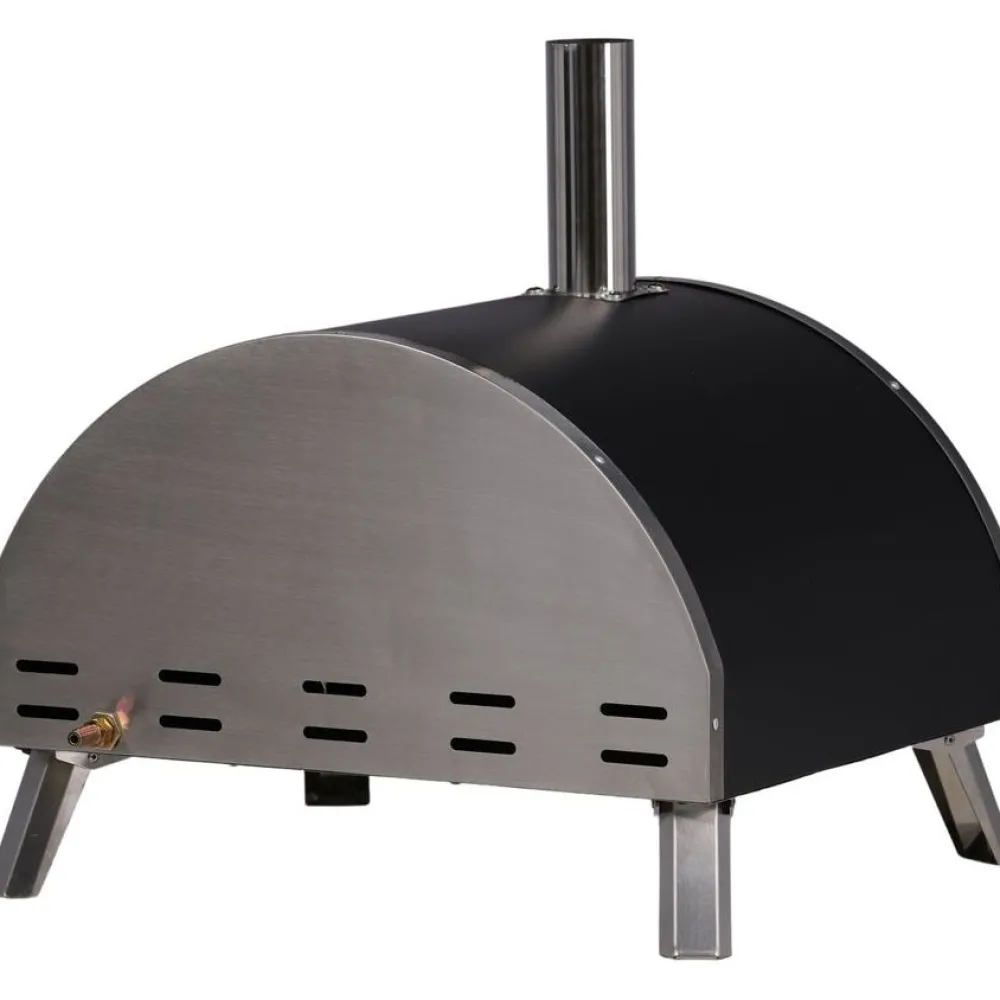 Clearance Pizzauuni Kerang, kaasulämmitteinen, hopea Pizzauunit