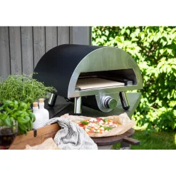 Pizzauuni Sentosa, kaasulämmitteinen, musta*Venture Home Hot